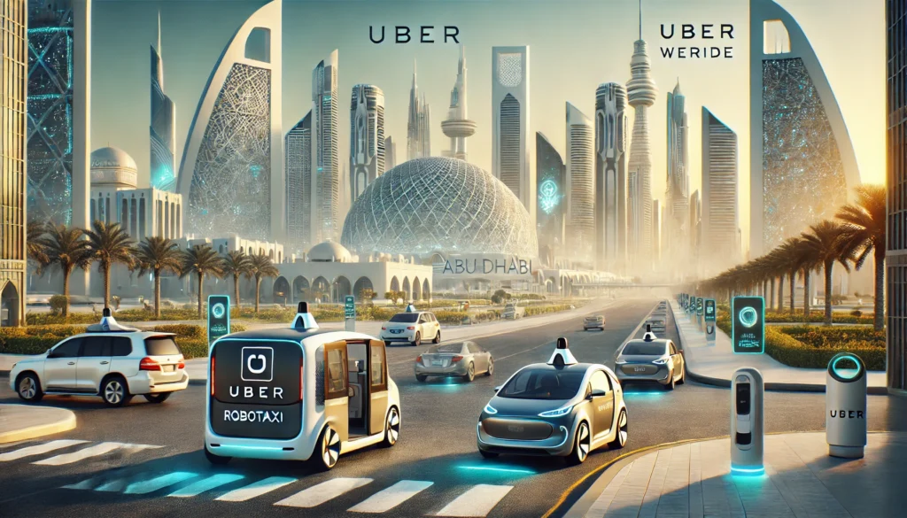 Robotaxi Uber WeRide
